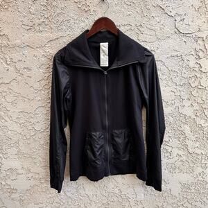 Under Armour AllSeasonGear Black Zip Up Jacket Size M